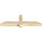 Ekena Millwork Eugene Rough Sawn Timber Gable Bracket, Douglas Fir, 48"W x 16"H x 4"D x 4"F, 8/12 Pitch GBW048X16X0404EUG00RDF - alternate 2